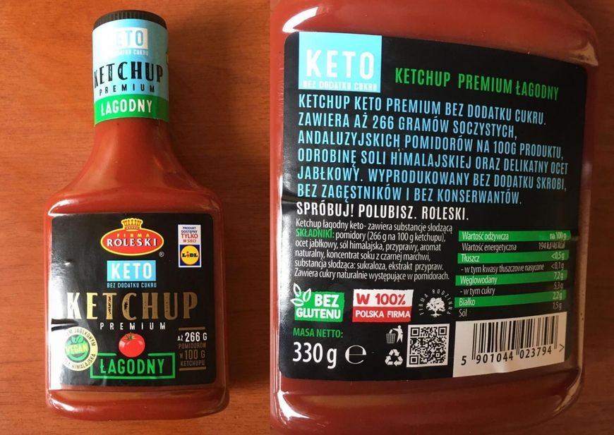 "Roleski" Ketchup Premium Analizujemy skład popularnych ketchupów