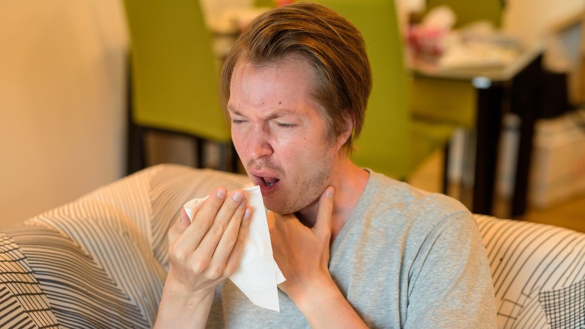 Krztusiec przebiega pod postacią zapalenia oskrzeli o przewlekającym się charakterze, z ciężkimi napadami kaszlu