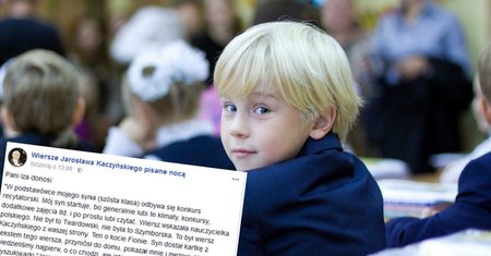 12-latek miał wyrecytować w konkursie wiersz o kocie Jarosława Kaczyńskiego