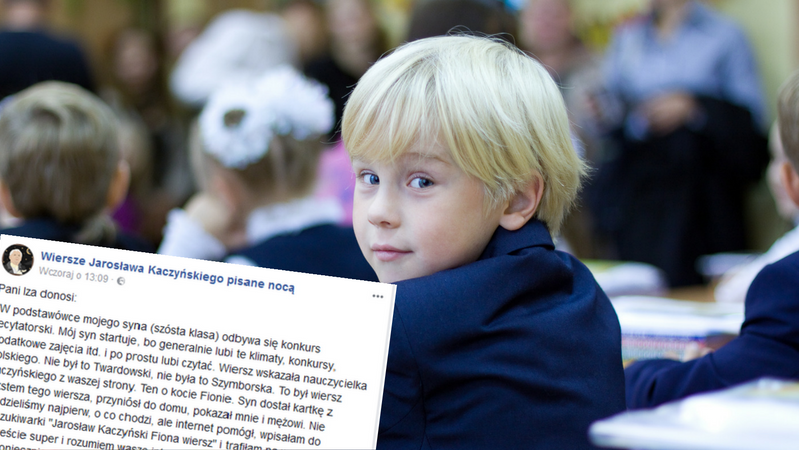 12-latek miał wyrecytować w konkursie wiersz o kocie Jarosława Kaczyńskiego
