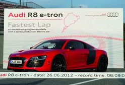 Audi R8 e-tron bije rekord świata