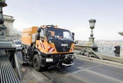 Unimog U 20 na ulicach Budapesztu