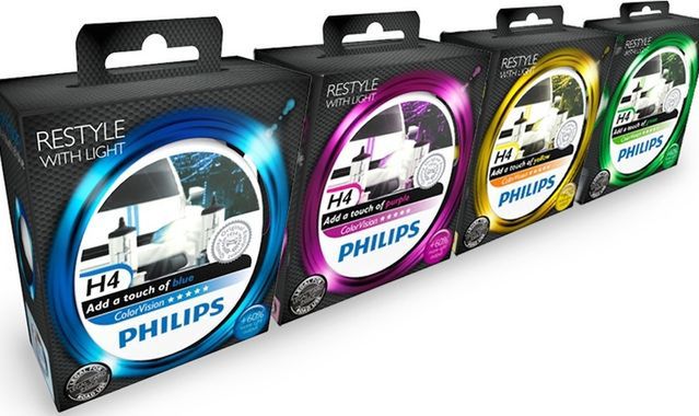 Nowe żarówki Philips w czterech kolorach