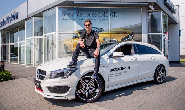 Kamil Stoch odebrał kluczyki do Mercedesa CLA Shooting Brake