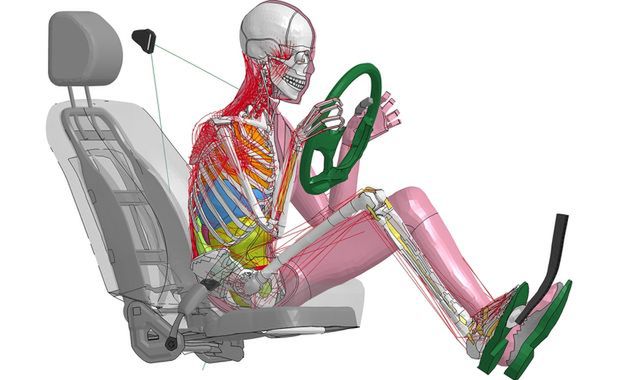 Wirtualne crash-testy dokładniejsze w przewidywaniu skutków kolizji