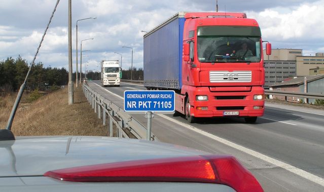 Ruszyła akcja liczenia samochodów przez GDDKiA