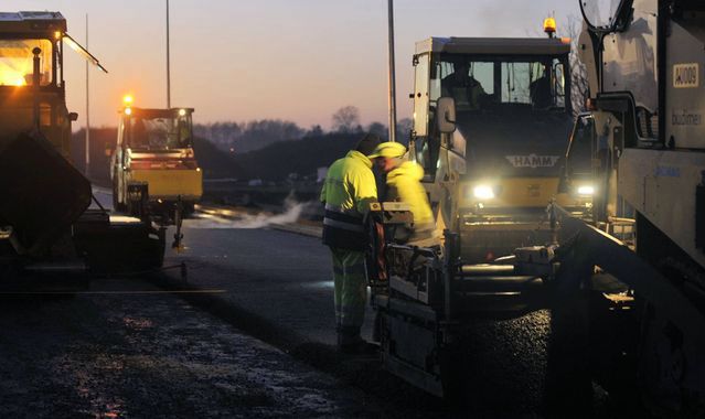 Łódzki odcinek autostrady A1 w sierpniu 2016 r.