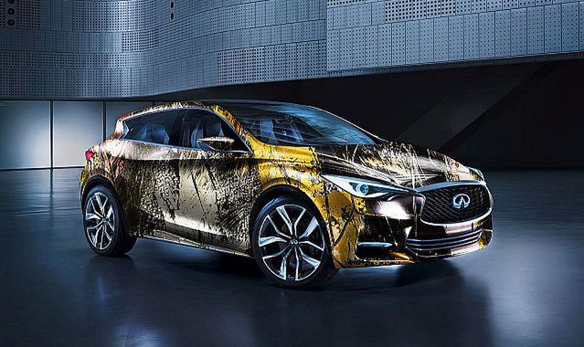 Infiniti Q30 pomalowane przez polskiego malarza