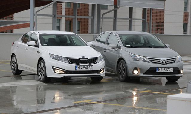 Kia Optima kontra Toyota Avensis: sedany bez nadęcia