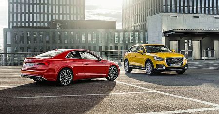 Audi Q2 i A5 Coupe z tytułem "Złotej Kierownicy"
