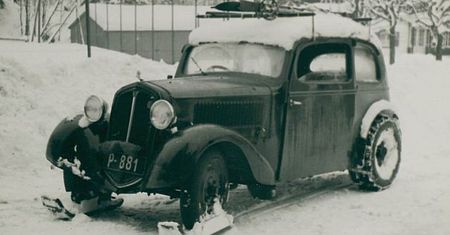 Czeski poskramiacz śniegu sprzed 80 lat