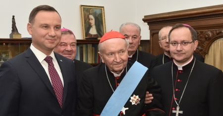 Marian Jaworski z Orderem Orła Białego