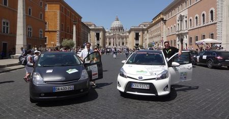 Dwie hybrydowe Toyoty zdominowały podium 10. Ecorally San Marino. Zwycięstwo Artura Prusaka