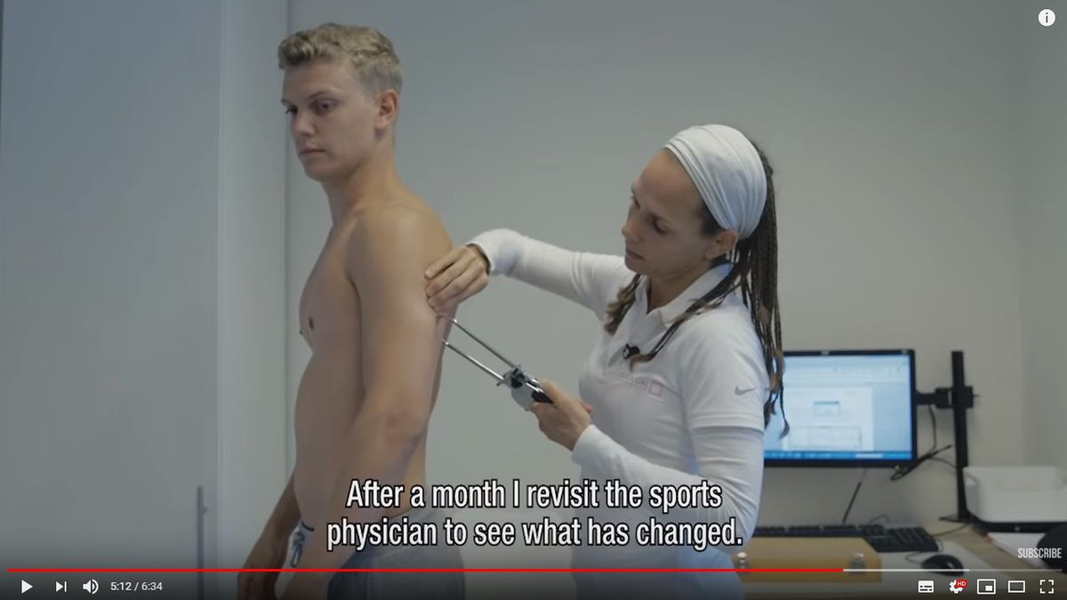 Po miesiącu porównano stan zdrowia pacjenta