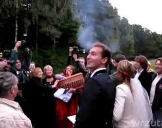 Ekskluzywne wideo ze ślubu Piotra Kraśki