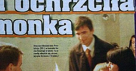 Chrzciny syna Przybylskiej