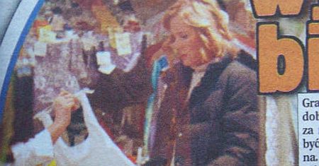 Szapołowska kupuje bieliznę
