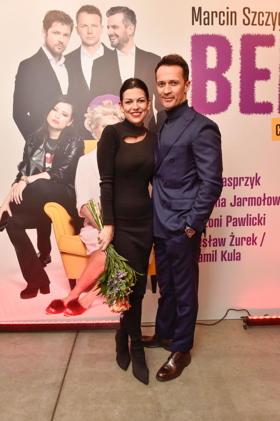 Rafał Cieszyński, Alżbeta Lenska - premiera sztuki Berek, czyli upiór w moherze