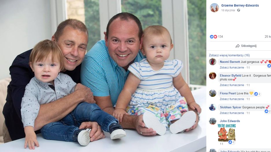 Bliźniaki mają dwóch różnych ojców. 