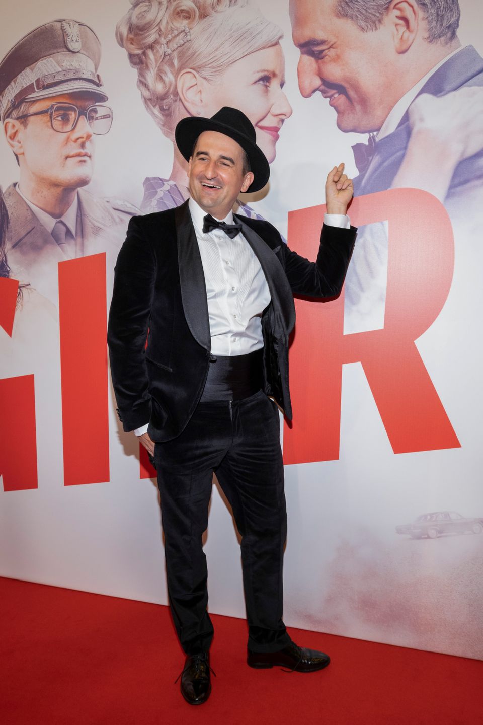 Misiek Koterski na premierze filmu Gierek