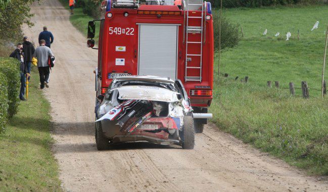 70. Rajd Polski: auto Kubicy naprawione