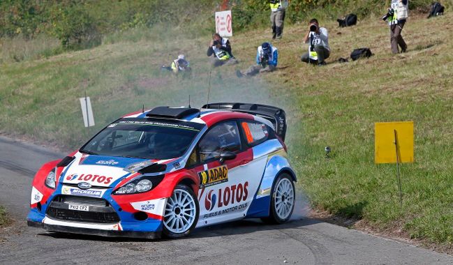 Robert Kubica wygrał poranny OS Rajdu Niemiec