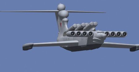 Ekranoplan - dziwna broń rosyjskich inżynierów powraca