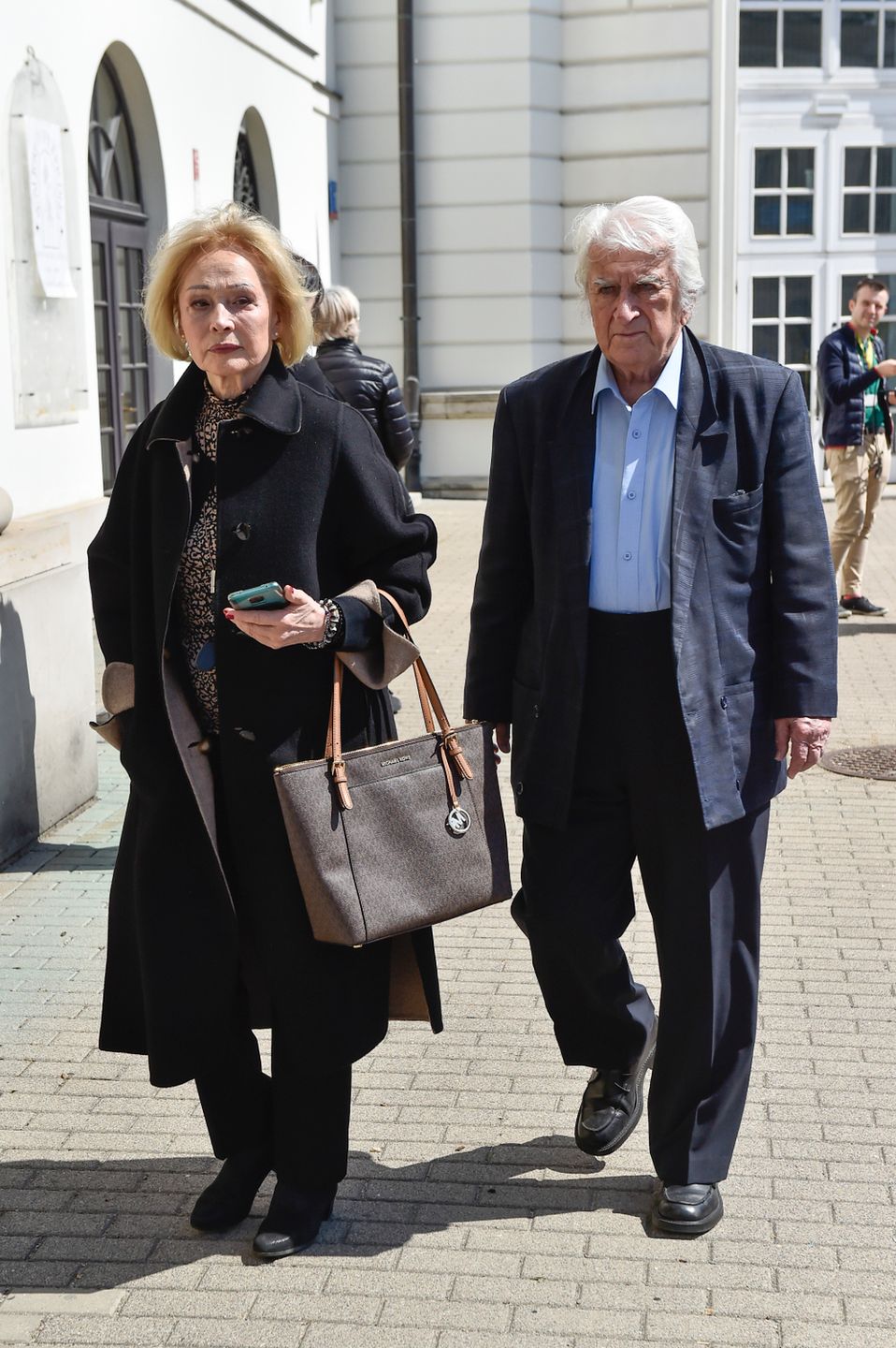 Pogrzeb Ignacego Gogolewskiego -  Grażyna Barszczewska, Alfred Andrys