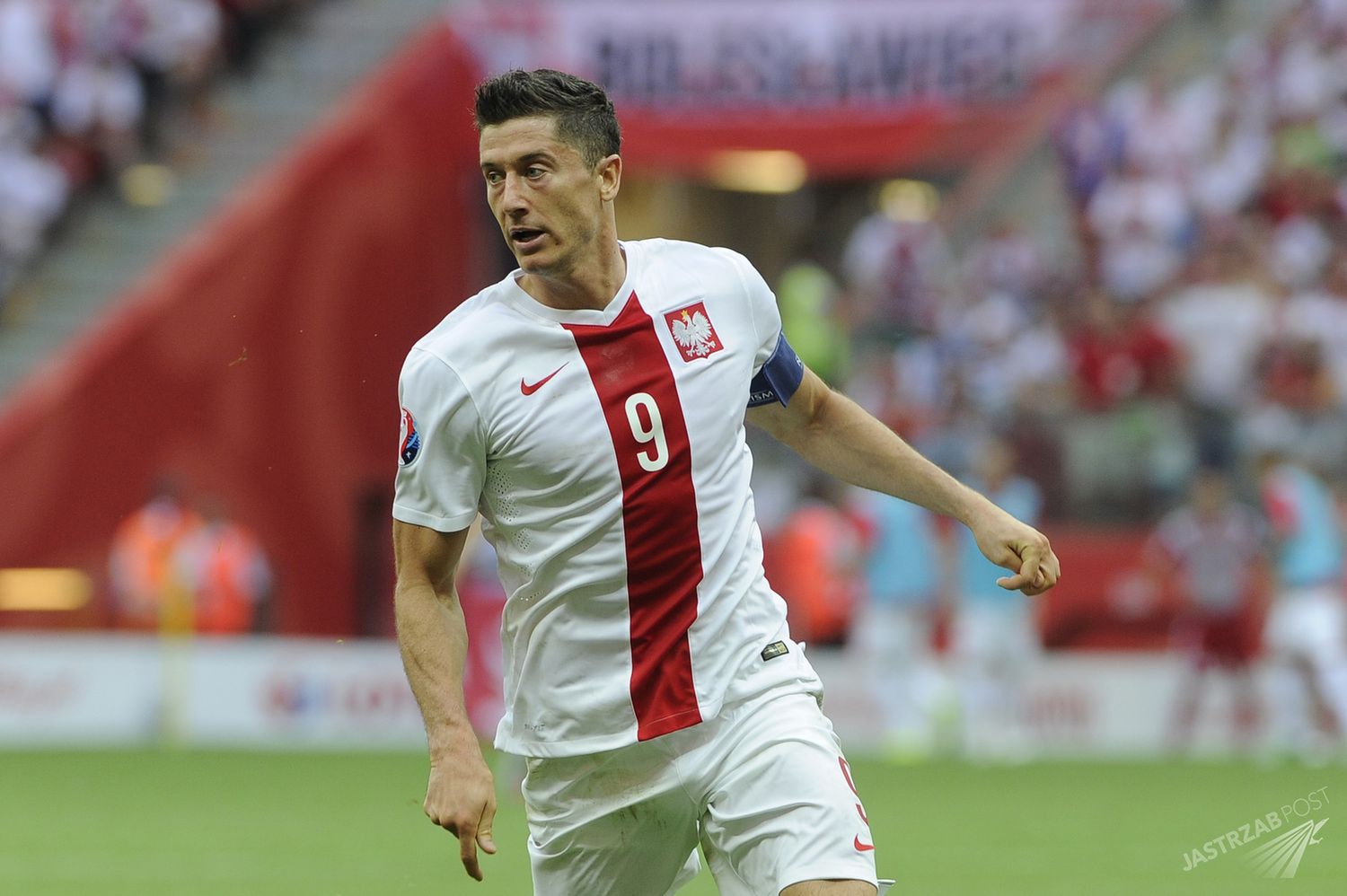 Robert Lewandowski, mecz Polska-Gruzja
Fotografia: AKPA