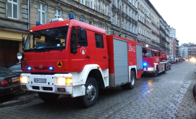 Ciało mężczyzny znaleziono w płonącym mieszkaniu na wrocławskim Nadodrzu