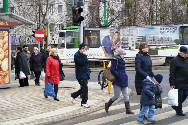 "Łapanki" policji na pieszych - władze Poznania będą interweniować