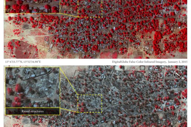 Koszmar w Nigerii. Amnesty International opublikowała satelitarne zdjęcia po atakach Boko Haram