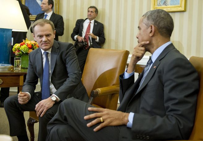 Donald Tusk i Barack Obama