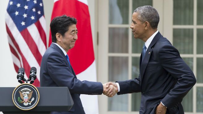 Shinzo Abe i Barack Obama