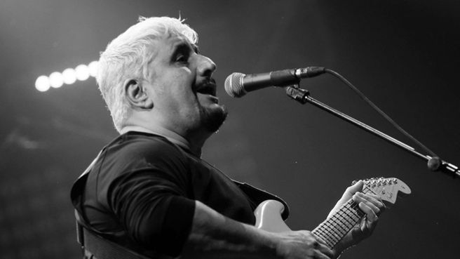 Pino Daniele na koncercie w połowie grudnia 2014 r.