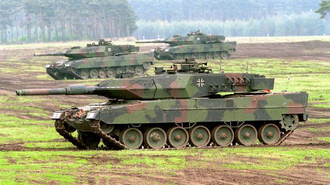 Niemieckie czołgi Leopard 2A5