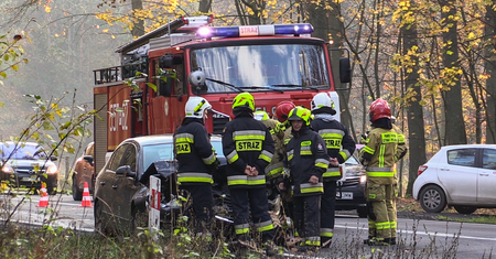 Kolejny wypadek na DK 10