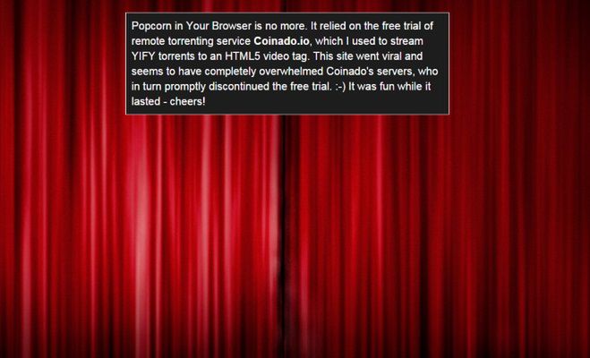 Popcorn Time: Legalne oglądanie filmów w internecie? Było, minęło
