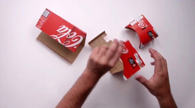 Google VR z kartonów po Coca-Coli