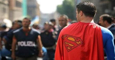 Superman na kozetce