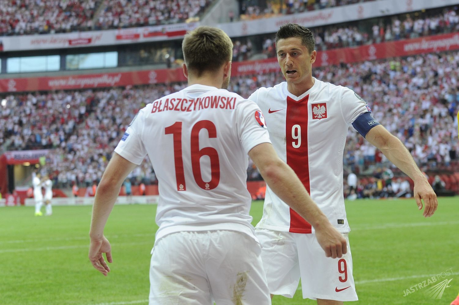 Robert Lewandowski, Kuba Błaszczykowski, mecz Polska-Gruzja
Fotografia: AKPA