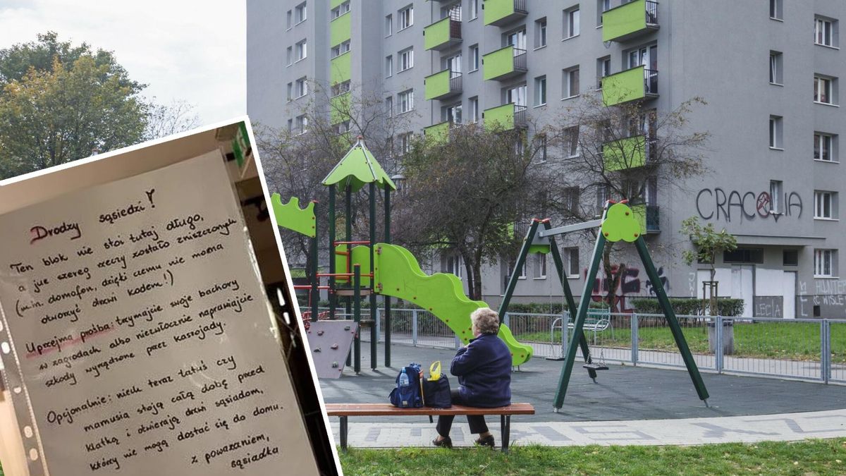 Dzieci zniszczyły domofon. Sąsiadka napisała list do rodziców