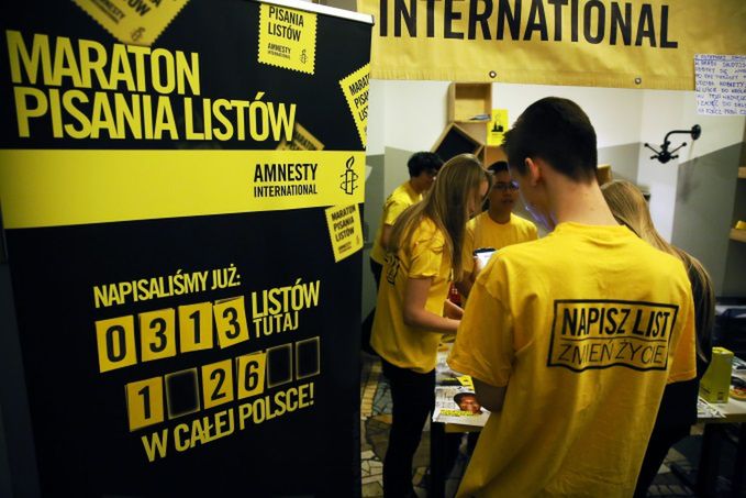 Maraton Pisania Listów Amnesty International. To już 16 taka akcja