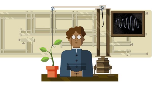 Jagadis Chandra Bose w Google Doodle