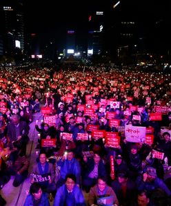 Fala protestów w Korei Południowej