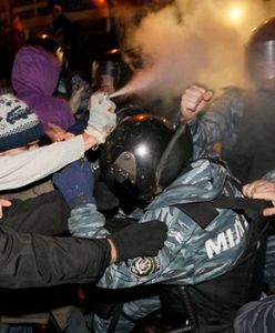 Gorąca noc protestów w Kijowie