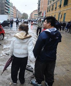 Oberwanie chmury nad Genuą; siedem osób nie żyje