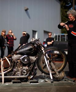 Uniesiony przez tsunami motocykl trafi do muzeum Harleya-Davidsona
