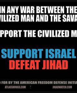 Kontrowersyjna reklama pojawi się w nowojorskim metrze. Rozwścieczy muzułmanów?