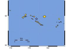 Silne trzęsienie ziemi na Aleutach, groźba tsunami